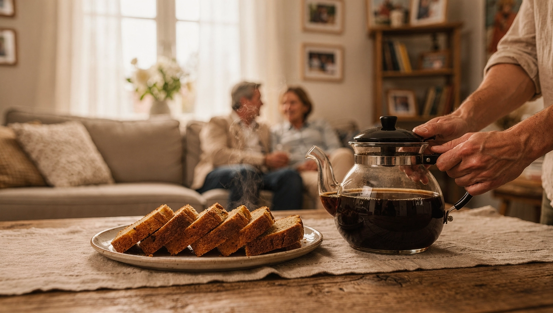 Samen herinneringen delen "Een kop koffie, een goed gesprek en de ruimte om samen te zijn."